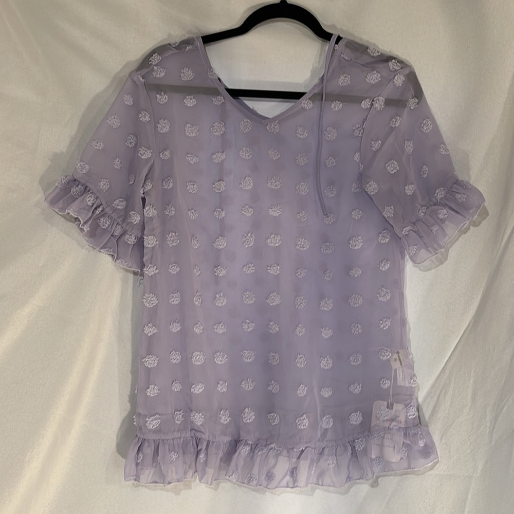 Girls Chiffon Swim Cover Up Swiss Dot Sheer Beach Wraps 3-12  Kids 9-10Y